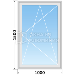 Окно заводское AL-616