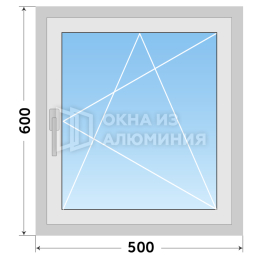 Алюминиевая конструкция остекления с завода AL-591